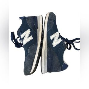 New Balance Shoes Kids/Mens 5.5 Womens 7 515 Sneakers Blue Suede Lace Up Low Top